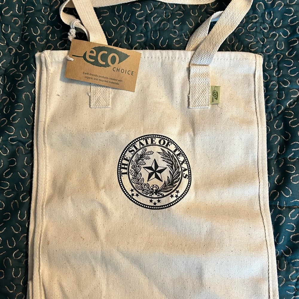 ***Eco Choice Cream Tote Bag